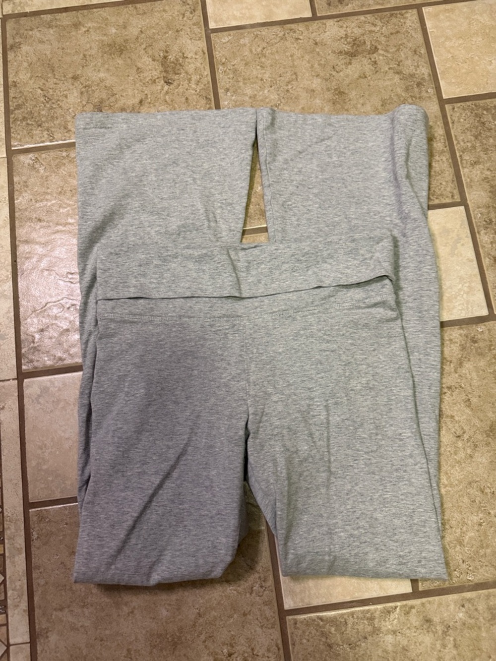 Pink VS flare Light Gray Seamless High-Waist Leggings